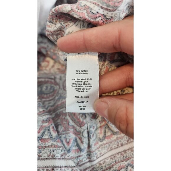 Talbots Women's Floral pleated Knee Length Skirt Size 6P - Picture 6 of 6